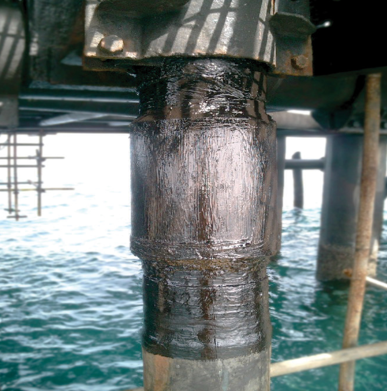 8” External Corrosion using Clock Spring Compos