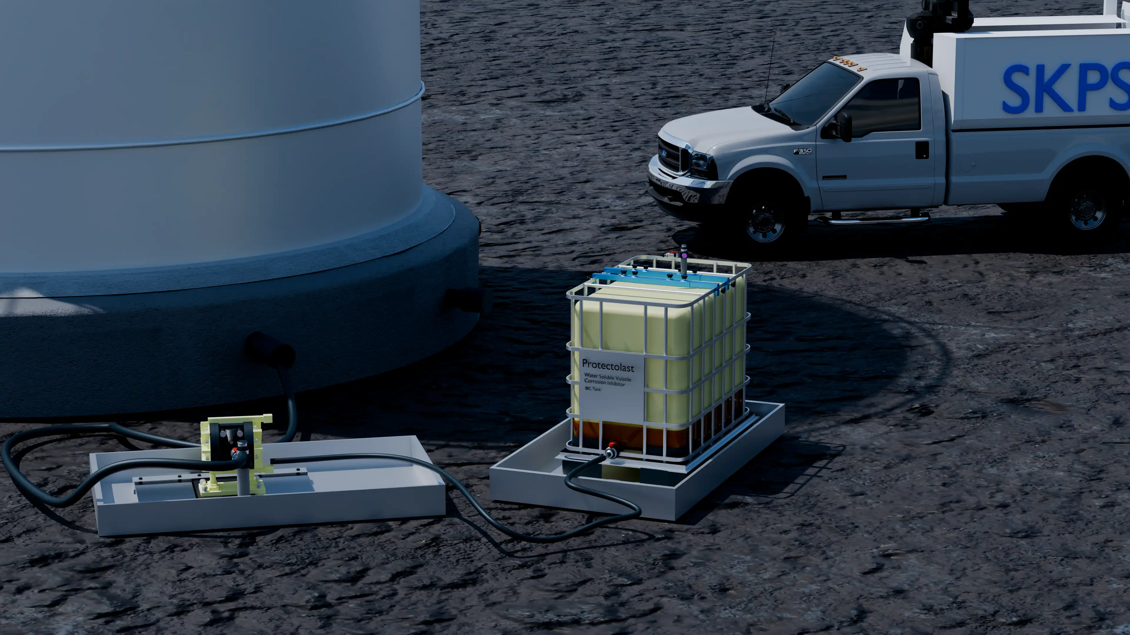 Advanced Storage Tank Preservation
using Protectolast VCI, Viscotaq, and
Protectolast Corrosion Monitoring System